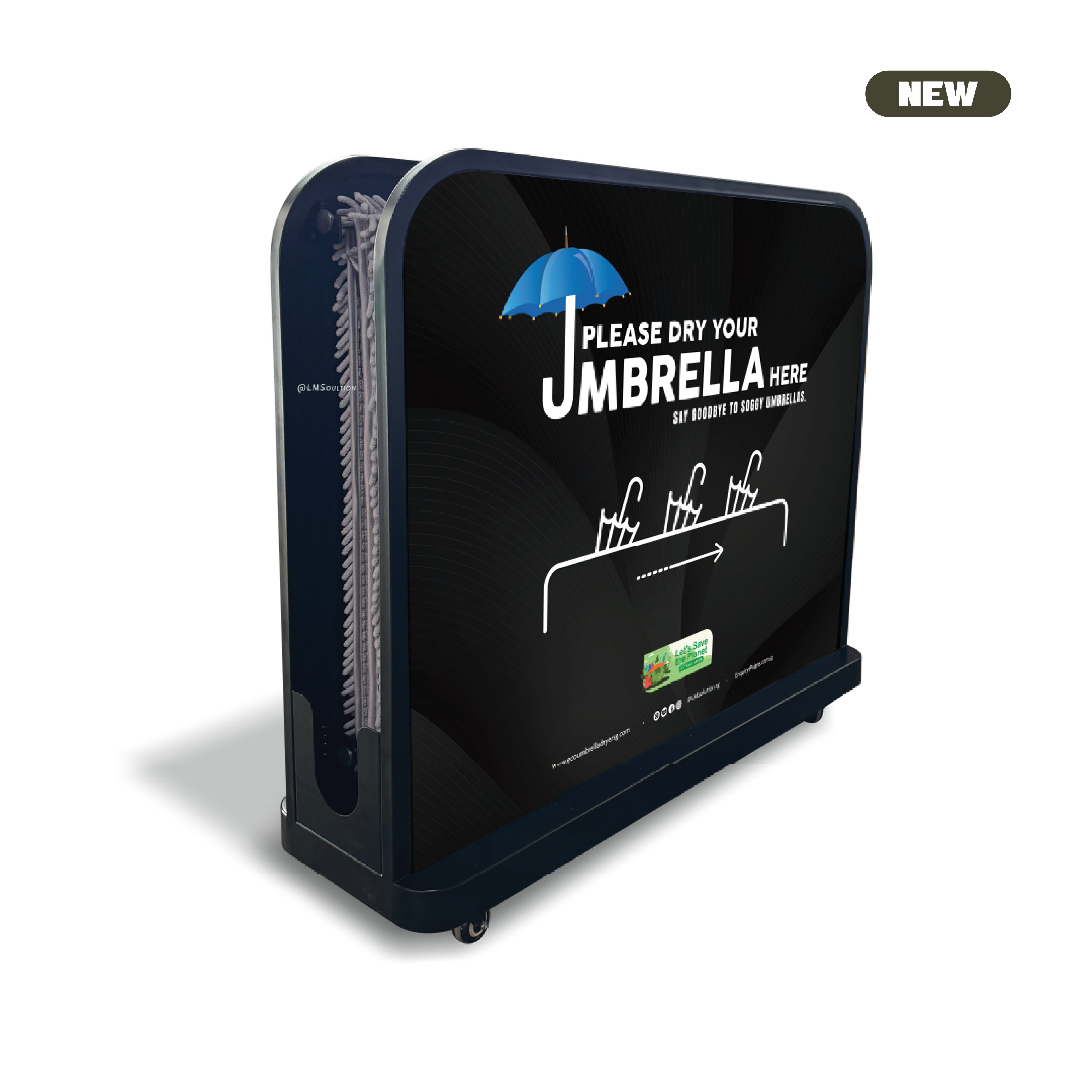 Single Eco Umbrella Dryer V2